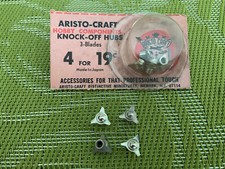 1/24 Aristocraft PB24 3-prong closed slot car spinners knock-offs LOOSE VINTAGE