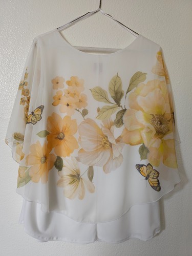 Blusa Amarilla Fhasion Belmoda Premium 3XL 99,9% Poliéster NUEVA - Imagen 2 de 4