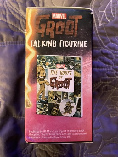 Guardians of the Galaxy Groot Talking Figurine Plus Mini Groot Book NEW - Picture 5 of 7
