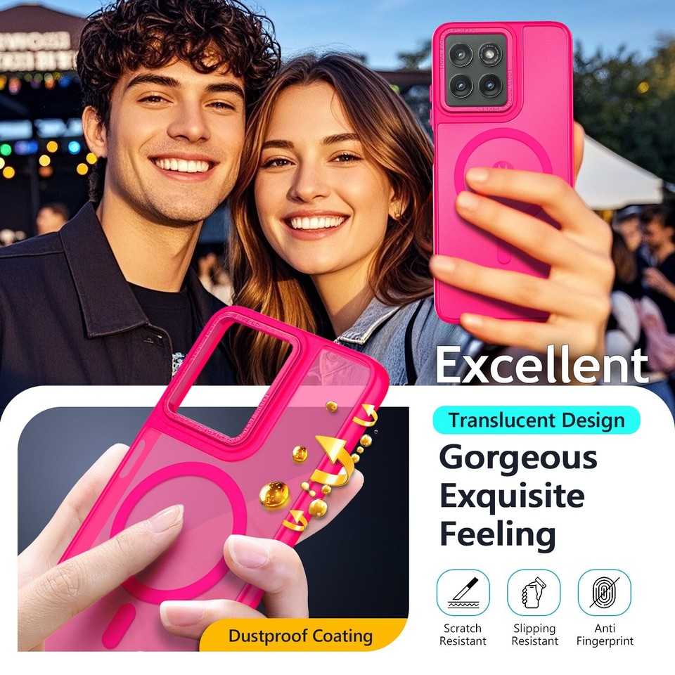 Custodia Trasparente Sottile Per Motorola Moto Edge 2025 (XT2519) - NageBee - Antiurto