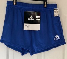 ADIDAS GK BOYS LARGE ROYAL GYMNASTIC RUNNING COMPETITION PERFORMANCE SHORTS CL
