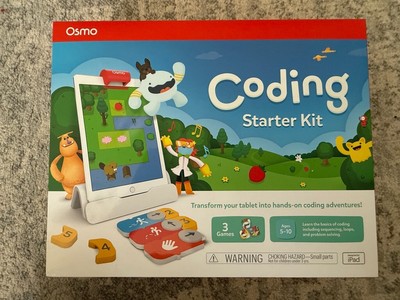 Osmo Coding Starter Kit for iPad 3 Learning Games Stem Toy - Complete