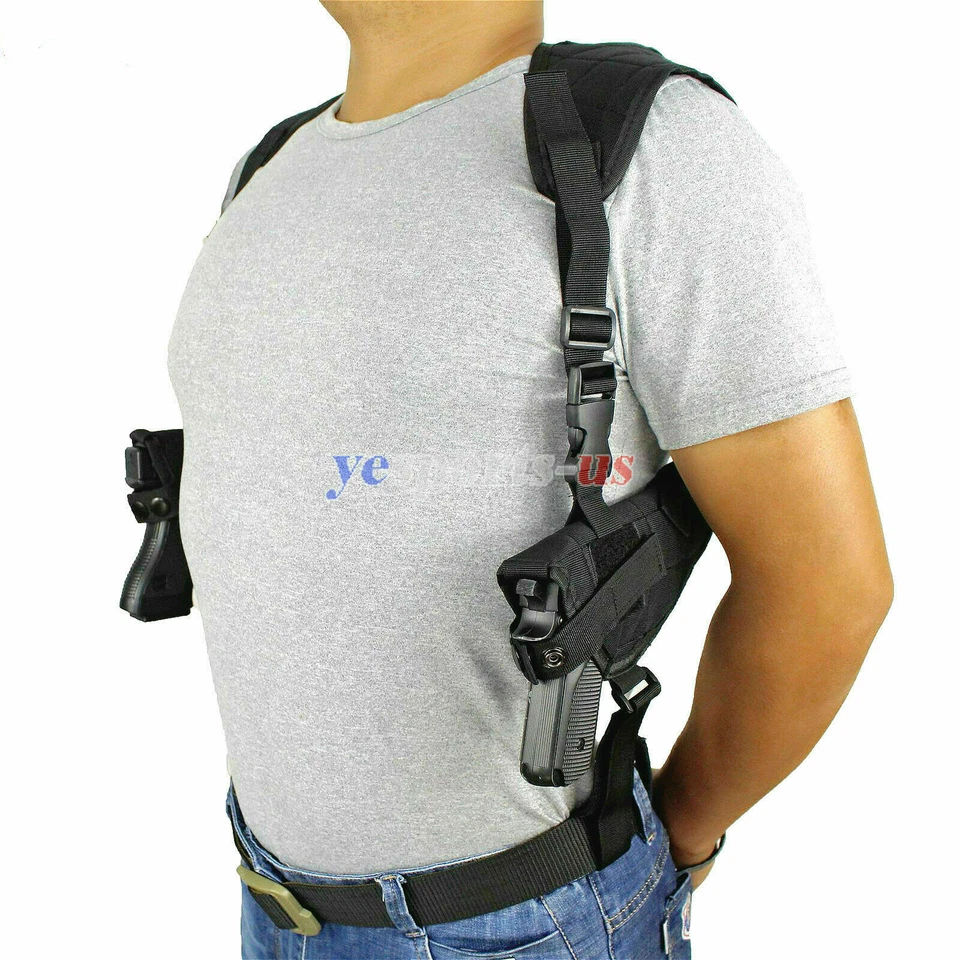 Tactical Concealed Carry Double Shoulder Gun Holster Adjustable Pistol Holster - Image 3 of 4