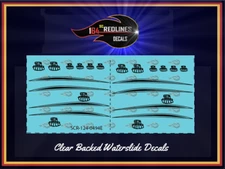 1/24 'The Judge GTO' "BLACK" CUSTOM Decal SCR-124-0494E