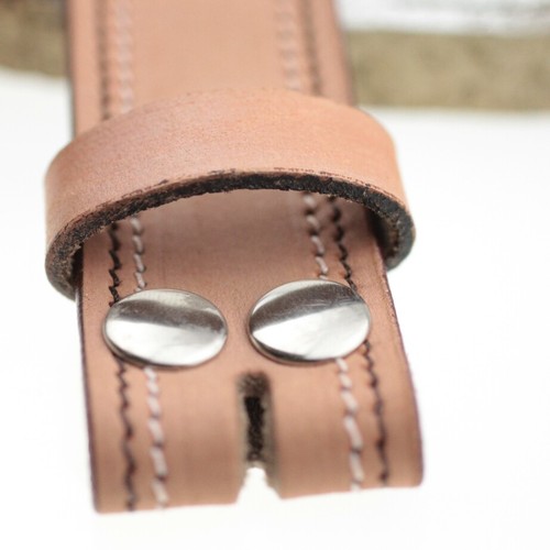 Gürtel 100% Echt Ledergürtel 4 cm Wechselgürtel Leder Gürtel Damen Herren LG14 - Picture 7 of 9