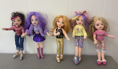 TY Girlz Plush Girl Dolls 13” - Lot of 5 Serena, Candy, Penny