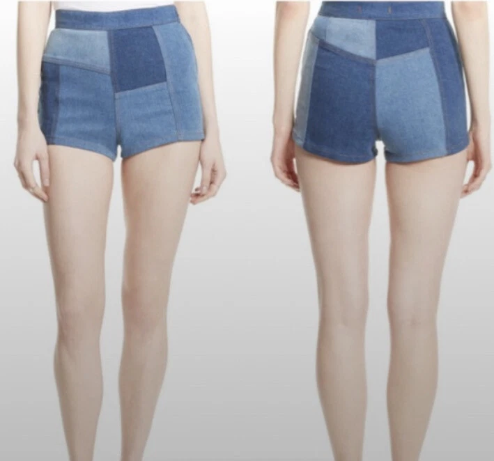 High waisted tight store denim shorts