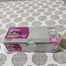 10 x WICKES 5W GU10 LED Bulbs Spotlight Warm White 5W=50W 350 Lumen A+