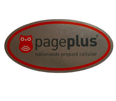 page plus cellular advertising sign Display | eBay