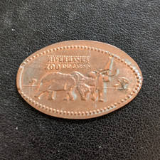 AFRICAN ELEPHANT Riverbanks Zoo and Gardens- Press Coin Elongated Penny Souvenir