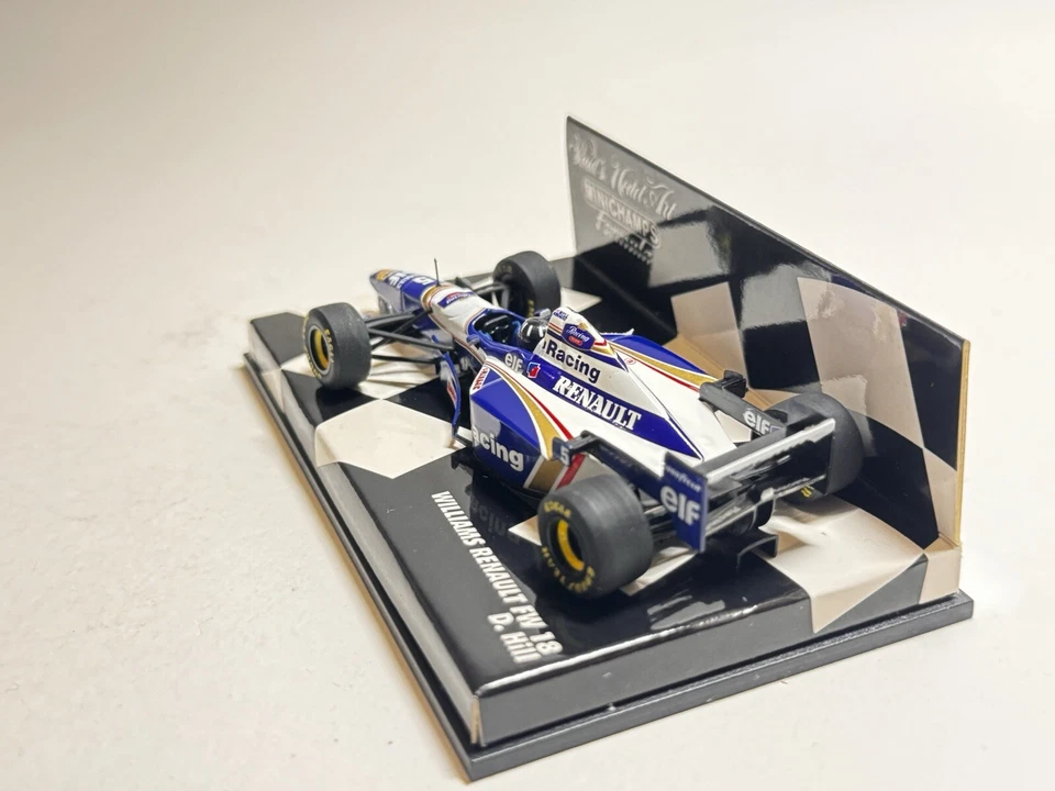 Minichamps F1 1:43 D Hill Williams Renault FW18 Campeón del Mundo 1996 GP de Japón Foto 4 de 4
