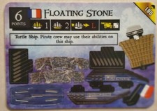 PIRATES pocketmodel CSG Ocean's Edge Floating Stone 081 Unpunched