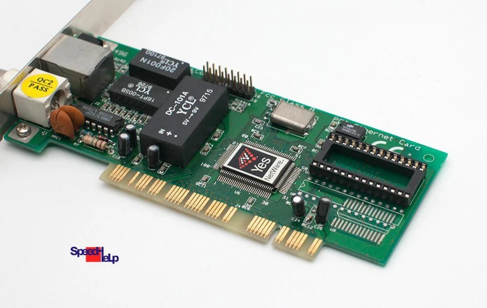 SÍ NETWARE REALTEK RTL8029AS PCI BNC TARJETA DE RED ETHERNET LAN ETHERNET - Imagen 3 de 4
