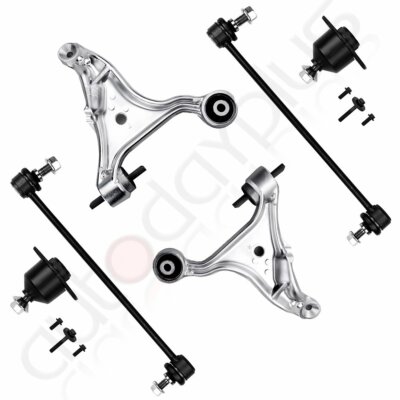 New 6pc Complete Front Lower Control Arm Suspension Kit for Volvo S60 and V70