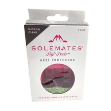 Solemates High Heeler Narrow Heel Protector - Clear - Narrow Clear NEW in Box