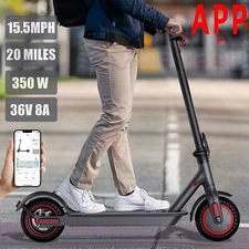 8.5" 350W 10.4AH Electric Scooter for Adults Kids Range Foldable Kick E-Scooter