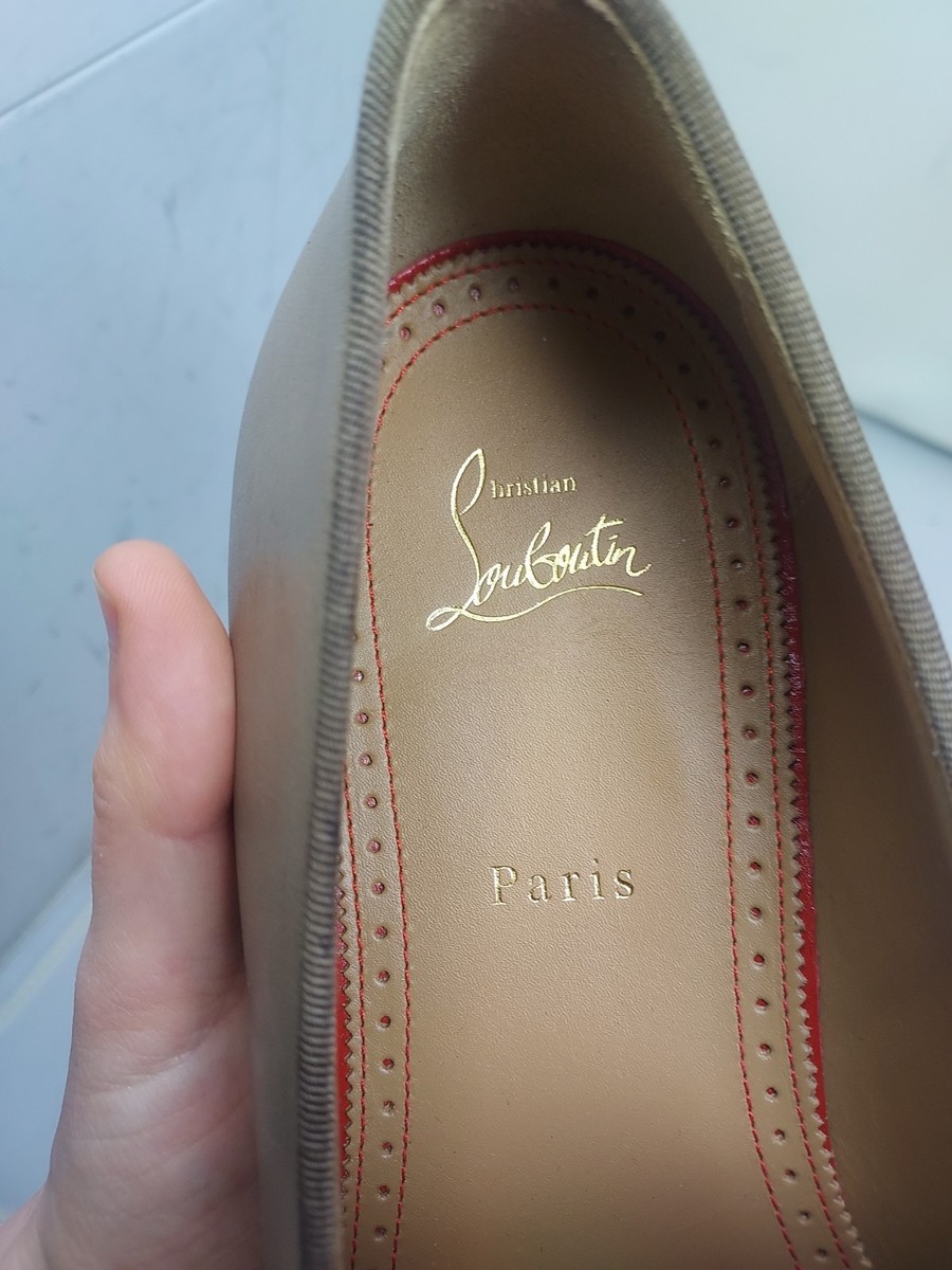 Christian Louboutin EU 45 US 12 NEW MENS Dandelion Leather  display picture 1