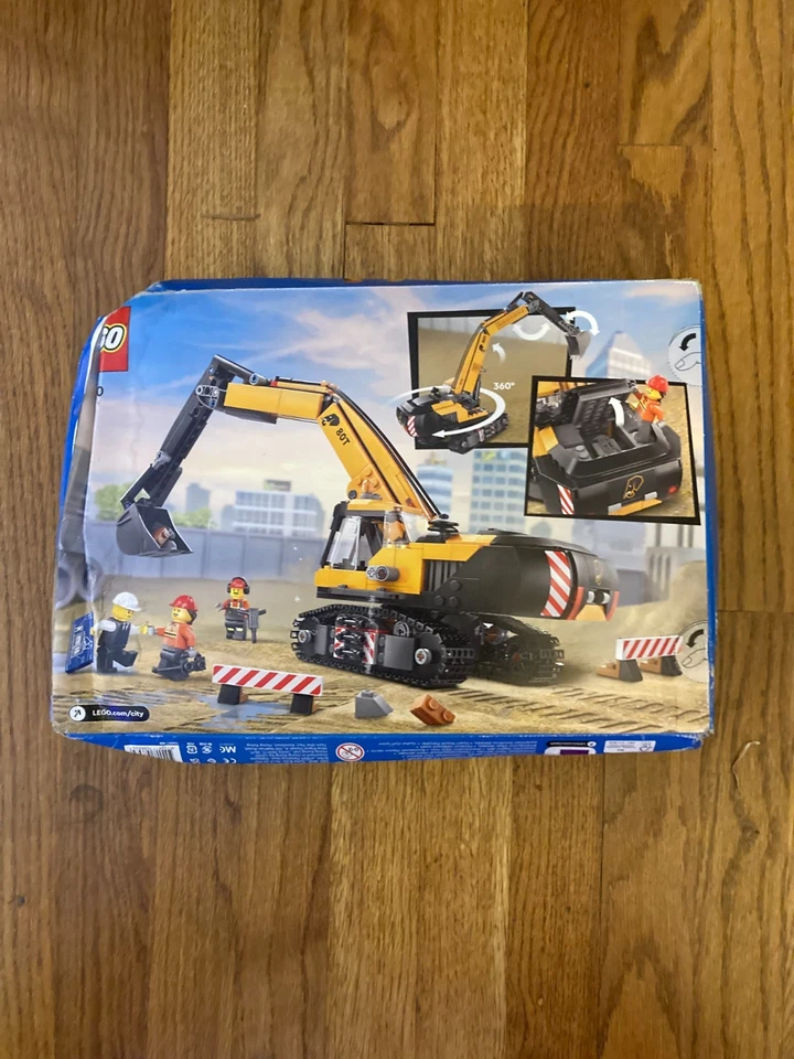 LEGO City 60420 Yellow Construction Excavator NEW But Read Description - Image 2 of 3