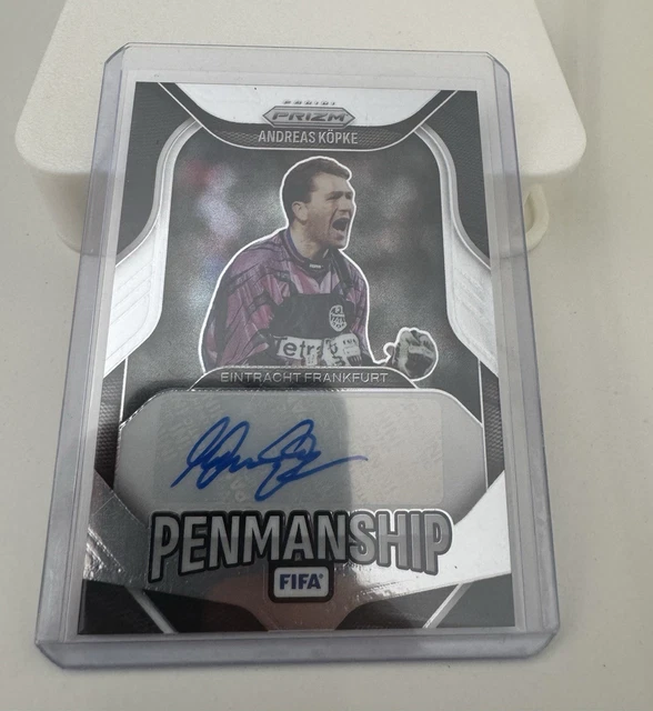 Panini Prizm FIFA Soccer 2025-26 Penmanship Andreas Köpke Auto P-AKO