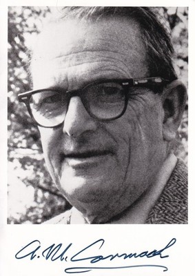 Allan M. Cormack Originalautogramm auf Foto ''Nobelpreis Medizin 1979''