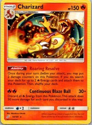 Charizard 14/181 Sun & Moon Team Up Holo Rare