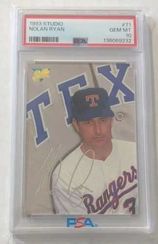 1993 Studio Nolan Ryan #71 PSA 10 GEM MT - Texas Rangers
