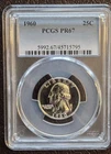 1960 Silver Proof Washington Quarter PCGS PR67
