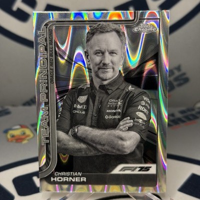 Christian Horner 2025 Topps Chrome F1 #192 RayWave Refractor