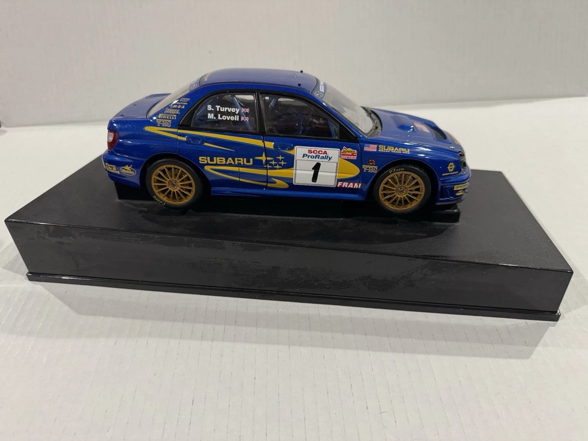 ミニカー AUTO ART (SUBARU NEW AGE IMPREZA WRC ) 🇺🇦 1:43 AutoArt Subaru Impreza WRC 2001 Solberg #6 Rally 2004