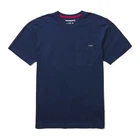 Wolverine Men Classic Short Sleeve Pocket Tee Navy L Apparel