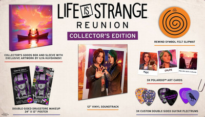 *New* LIFE IS STRANGE - REUNION Collectors Box VINYL + SLIPMAT + ART (No Game)