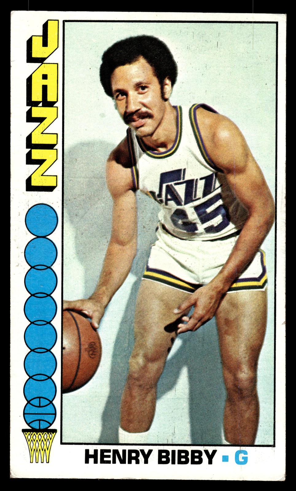 1976-77 Topps Henry Bibby #36 - New Orleans Jazz - VG
