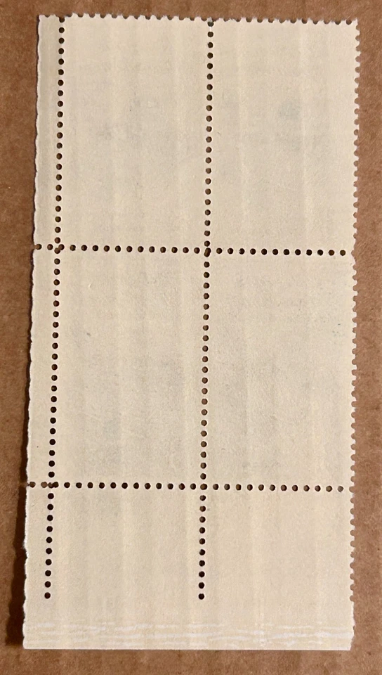 Scott #1099, 1957 Religious Freedom, USPS 3¢ Block , MNH/OG, VF/XF - Image 2 of 2