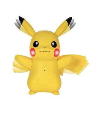 Pokémon  Pikachu Train & Play Deluxe Interactive Figure Lights Up Sound