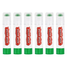 Solid Tempera Paints, 6 Pcs Washable Paint Sticks Paint Pens, Green