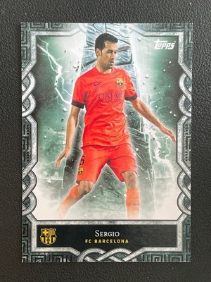 Sergio Busquets 2024-25 Topps FC Barcelona Fan Set Monolith #MO-3