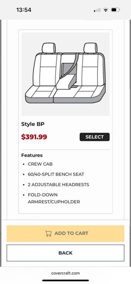 2017 Chevrolet Colorado Carhartt SeatSaver Custom Seat Covers - Image 3 of 4