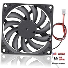 80mm x 80mm x 10mm DC 5V Brushless Cooling Computer Case Fan 2 Pin - Ultra