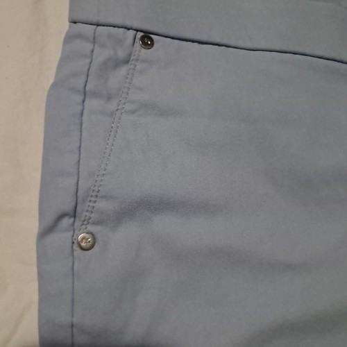 Anne Klein Women's Size 6 Light Blue Straight-Leg Stretch Business Casual Pants - Picture 3 of 5