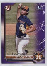 2022 Bowman Draft Purple 14/250 Michael Knorr #BD-120 19fv
