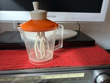Rührfix Original Handmixer. Orange aus Kunsttoff. Vintage