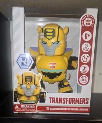 World Tech Toys Transformers Bumblebee Dancing Art Toy with LED Lights & Music