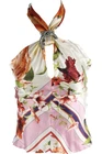 ROBERTO CAVALLI MULTI SILK TOP IT 38 UK 6