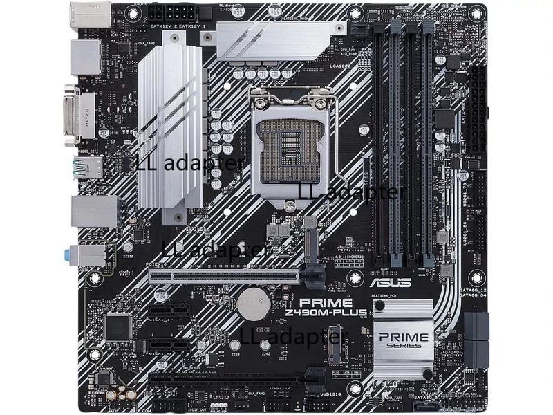 ASUS PRIME Z490M-PLUS LGA 1200 (Intel 10th) Z490 Micro ATX Intel Motherboard