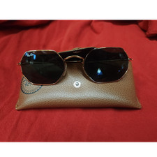 Ray-Ban RB3556N Octagonal Sunglasses Gold Met...