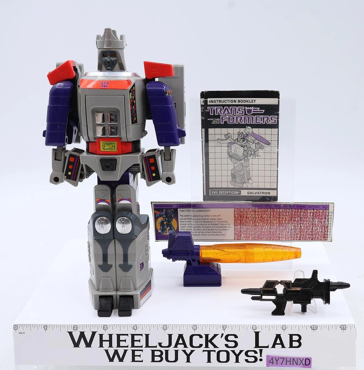 Galvatron Transformers & Robots Action Figure 1980-1989 Time