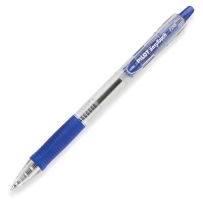 Pilot Pen EasyTouch Retractable Ballpoint Pen, Choose Color & Tip Size