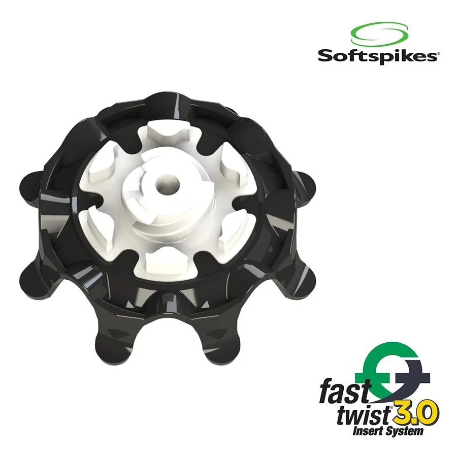 SoftSpikes PULSAR Golf Cleats FAST TWIST 3.0 Insert System - Fits Fast Twist 