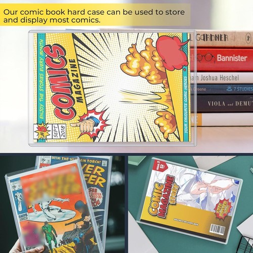 Comic Book Top Loaders Protector Hard Case Sleeves 10 Pack Comic Book Top Loader - Picture 9 of 10