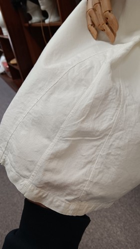 ANTIQUE VTG Era Unknown Handmade White Cotton Nightgown With Embroidered Name - Picture 10 of 12